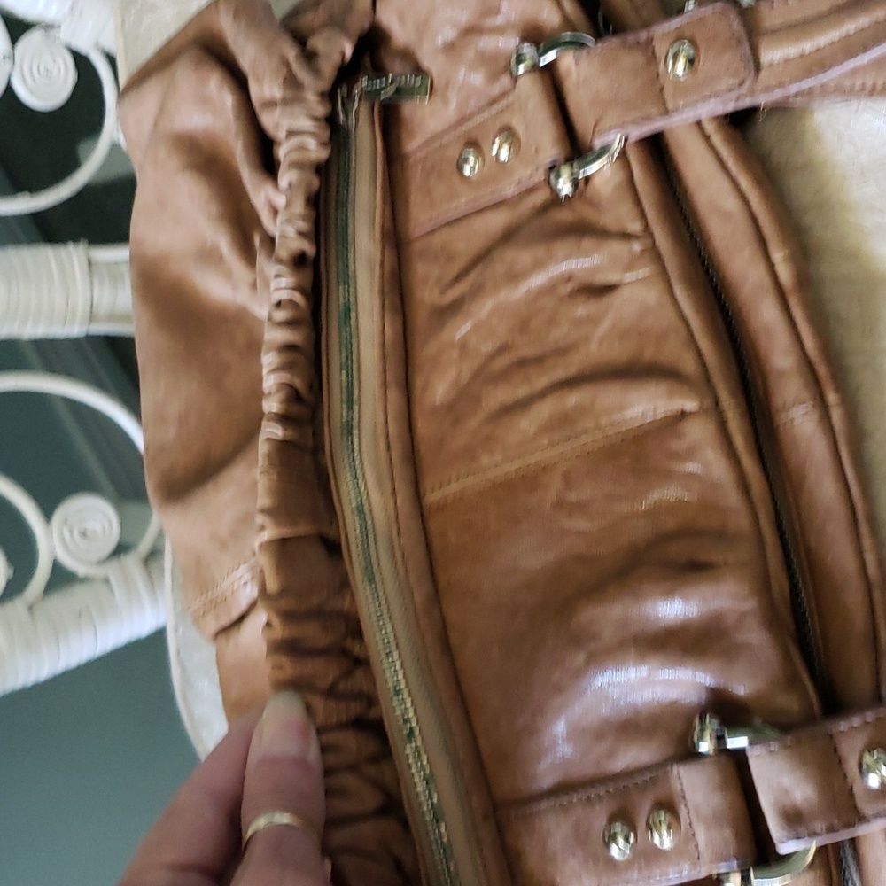 ๐ JUNIOR DRAKE TAN LEATHER PURSE - Picture 9 of 13